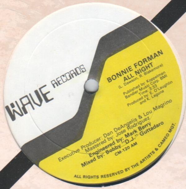 Bonnie Forman - All Night