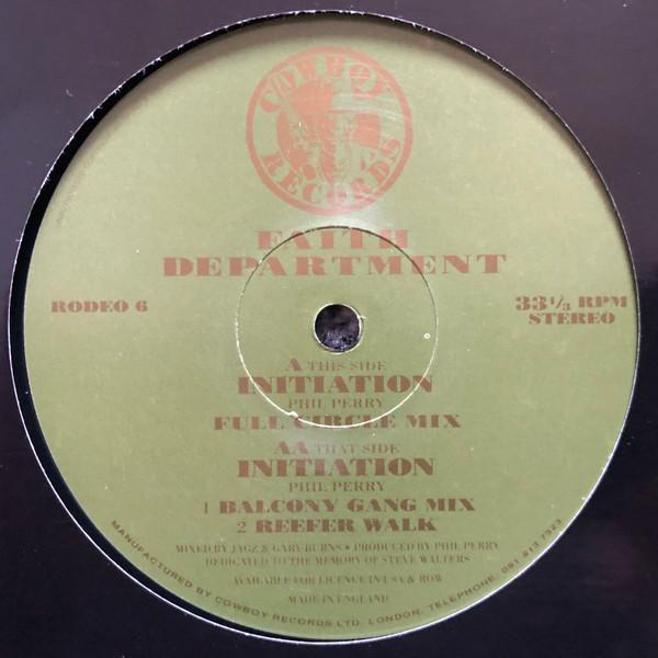 Faith Department - Initiation
