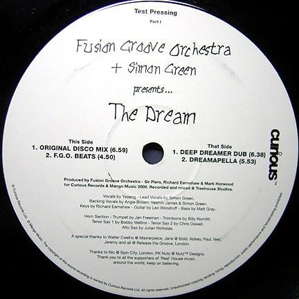 Fusion Groove Orchestra, Simon Green - The Dream