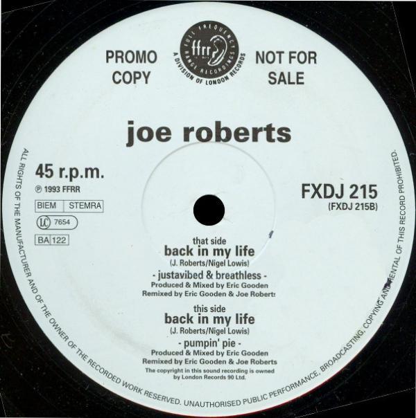 Joe Roberts - Back In My Life