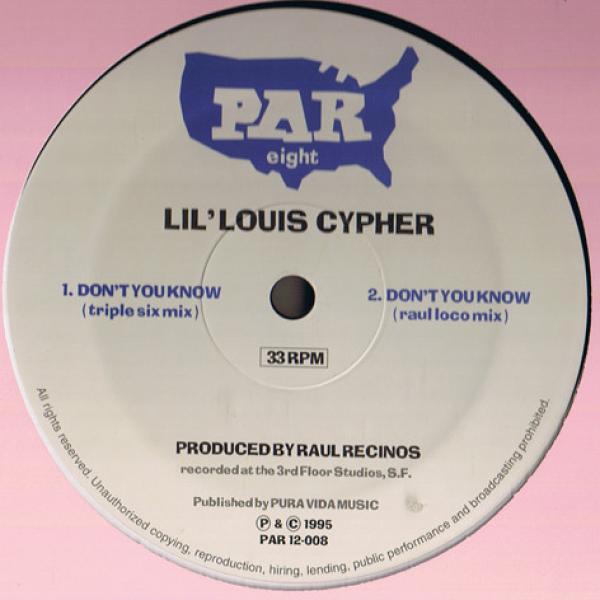 Lil' Louis Cypher - Don't You Know