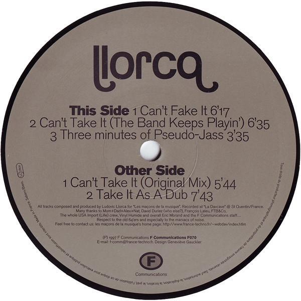 Llorca - Can't Take It