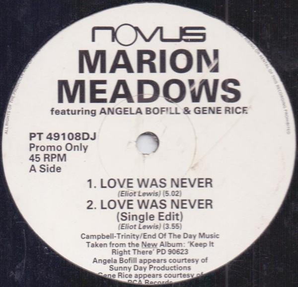 Marion Meadows - Love Was Never