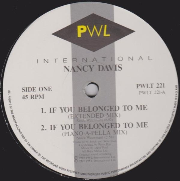 Nancy Davis  - If You Belonged To Me