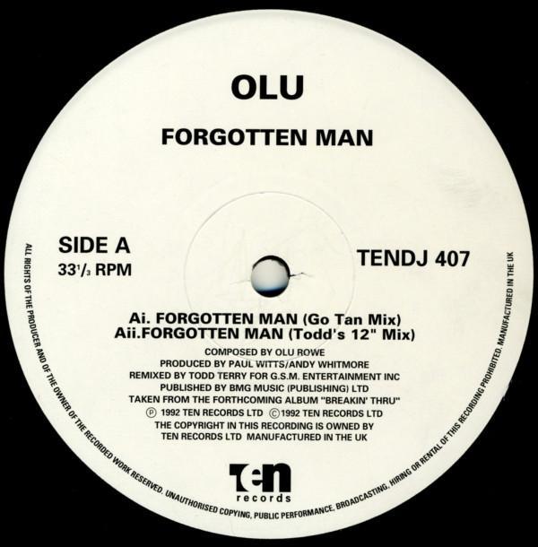 Olu Rowe - Forgotten Man