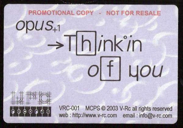 Opus One  - Thinkin Of You