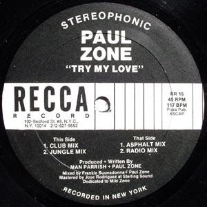 Paul Zone - Try My Love