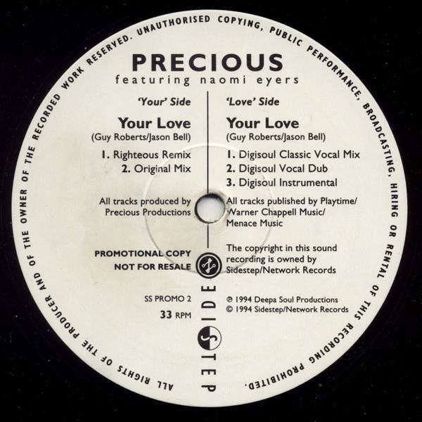 Precious (6), Naomi Eyers - Your Love