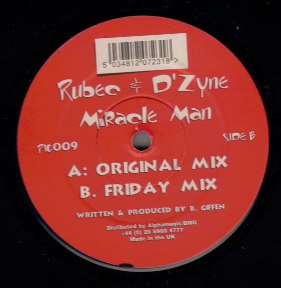 Rubec, D-Zyne - Miracle Man