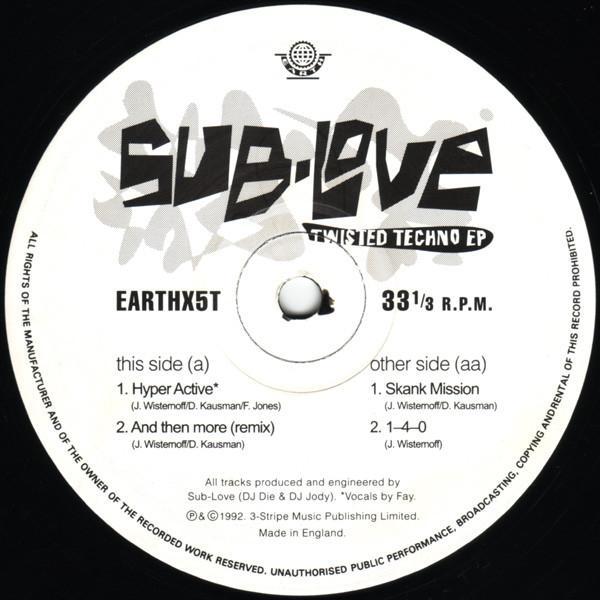 Sub Love - Twisted Techno EP