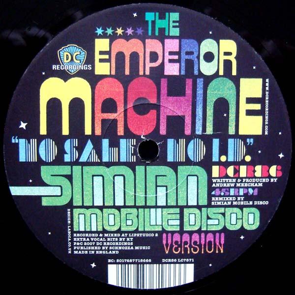 The Emperor Machine - No Sale No I.D. (Simian Mobile Disco Version)